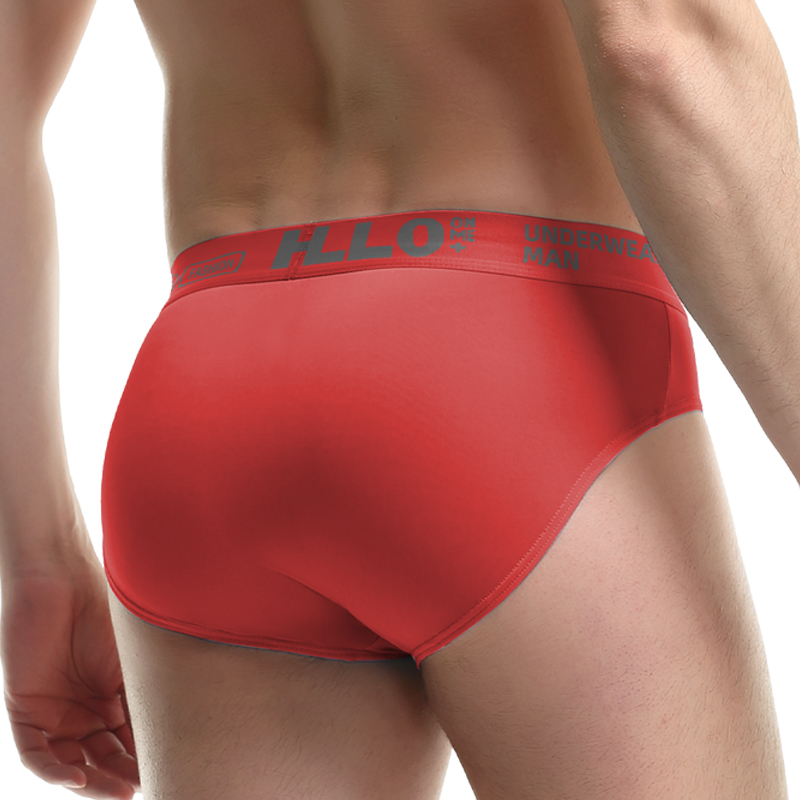 Quick Dry Underwear - Men's ice silk underpants with printed
