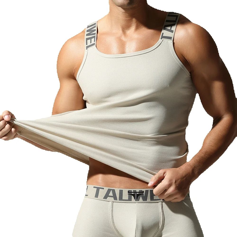 Tank Top Ribbed - Men's Fashion Tank Tops Sleeveless Training