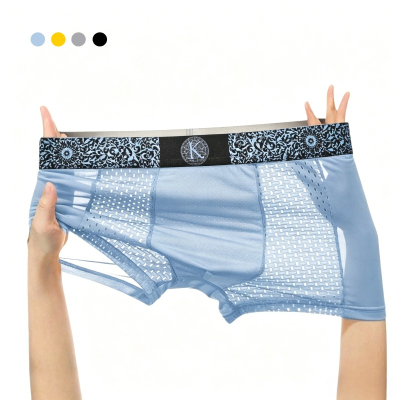 Men's Cool Ice Silk Mesh Boxer – Mesh Sport Boxer recenzja i cena
