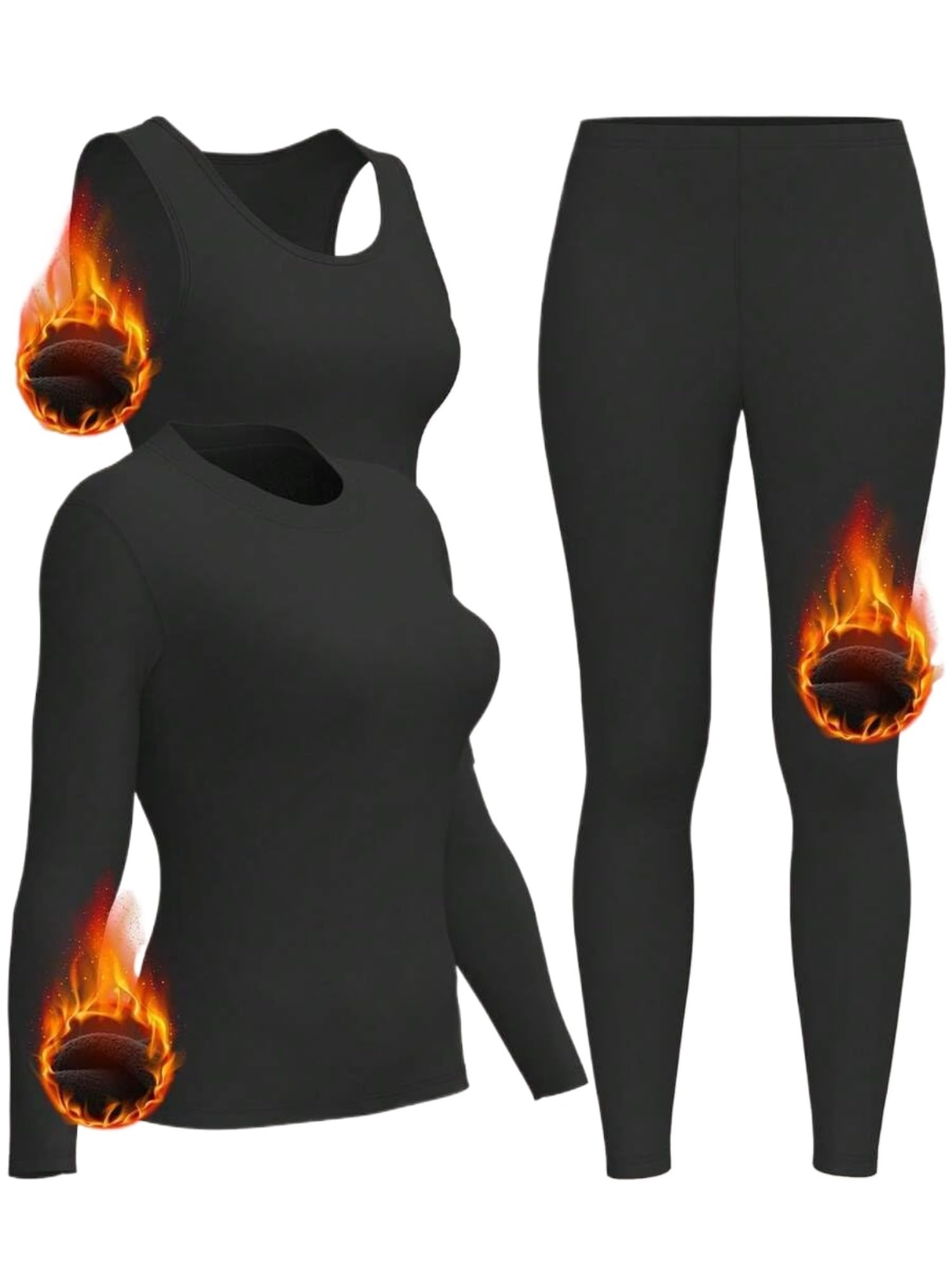 3pcs Women's Thermal Lined The – Quick Dry Underwear recenzja i cena