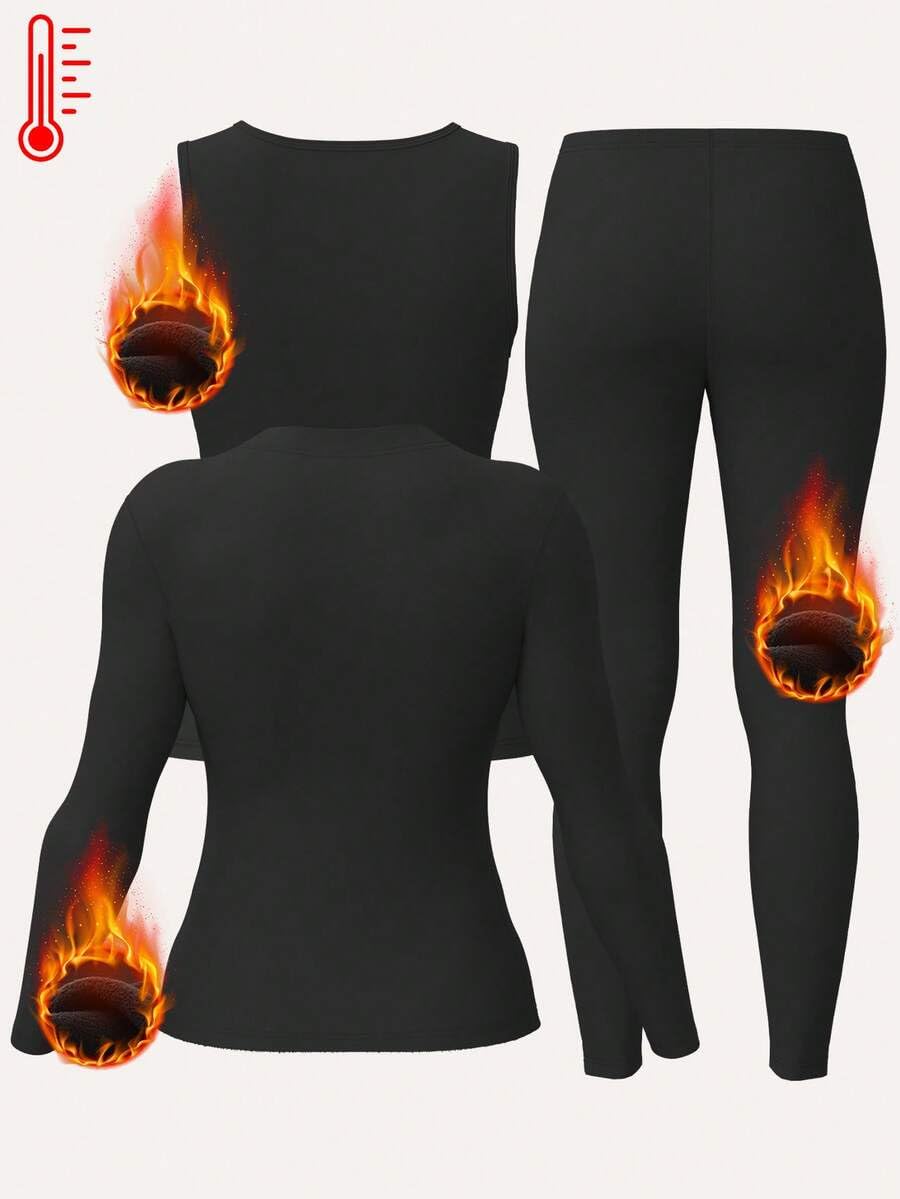 3pcs Women's Thermal Lined The – Quick Dry Underwear recenzja i cena