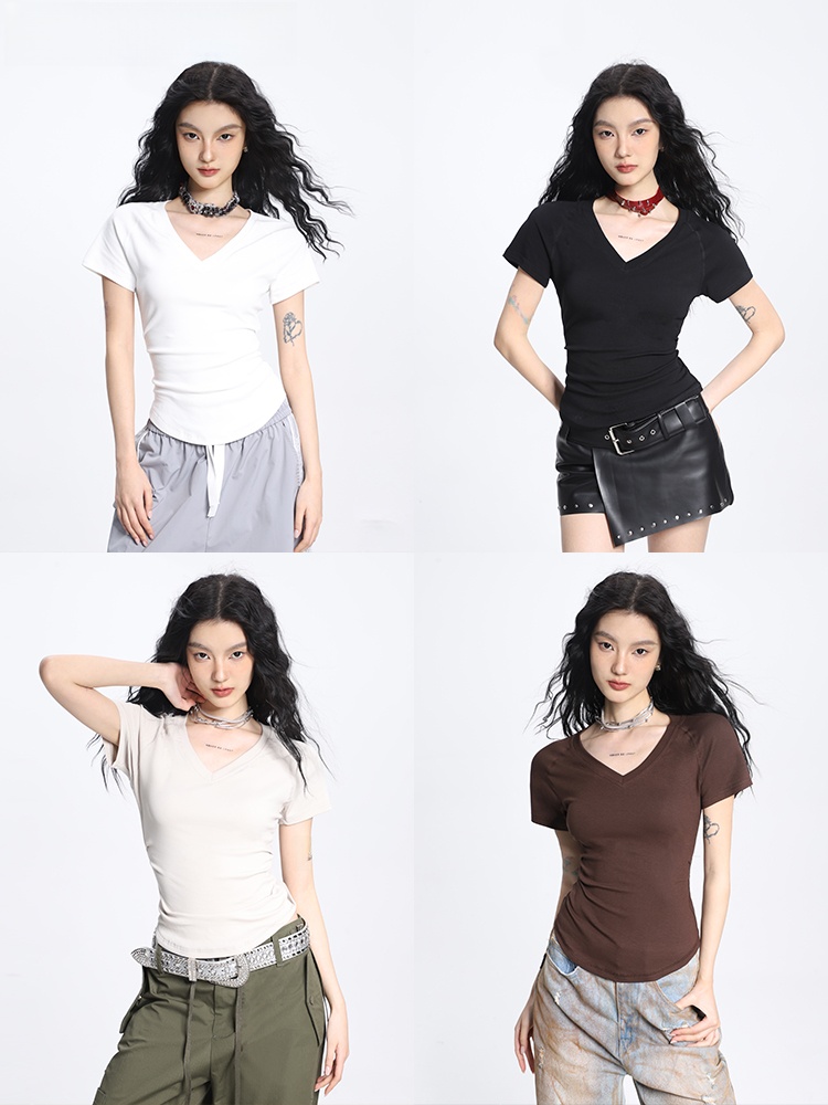 Slim Fit Short Sleeve V-Neck T – Base Layer Top recenzja i cena