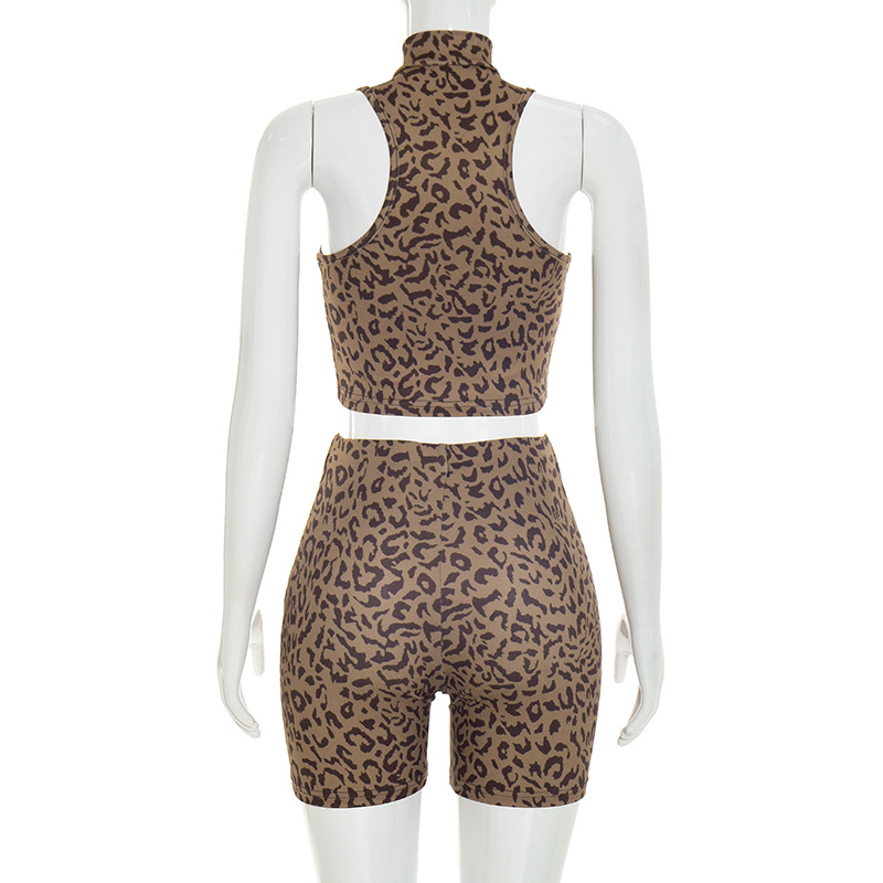 Ribbed Slim Leopard Print 2 Pi – Tank Top Ribbed recenzja i cena