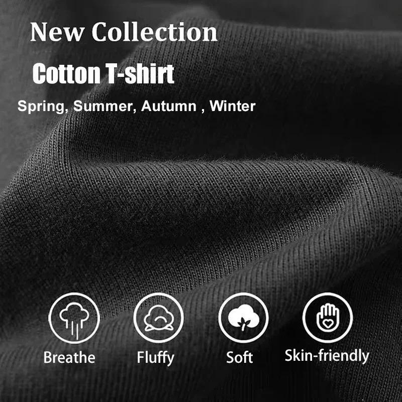Black 450g Heavyweight Cotton  – Undershirt Crew Neck recenzja i cena