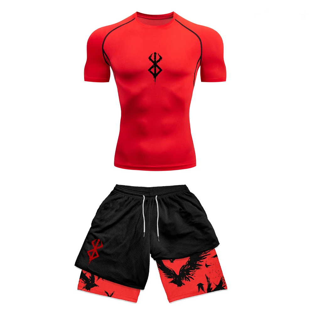 Anime 3D Printed Men's Compres – Compression Shorts Athletes recenzja i cena