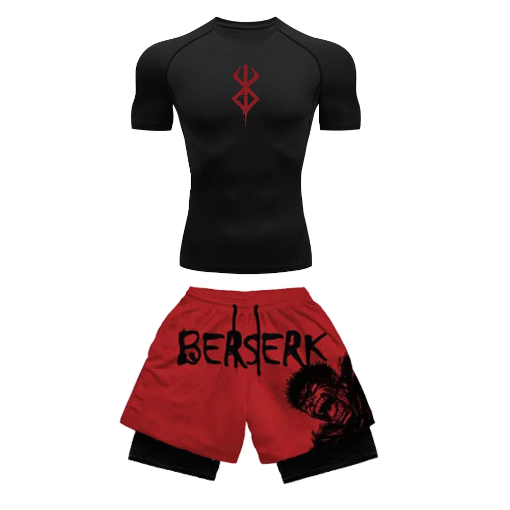 Anime 3D Printed Men's Compres – Compression Shorts Athletes recenzja i cena