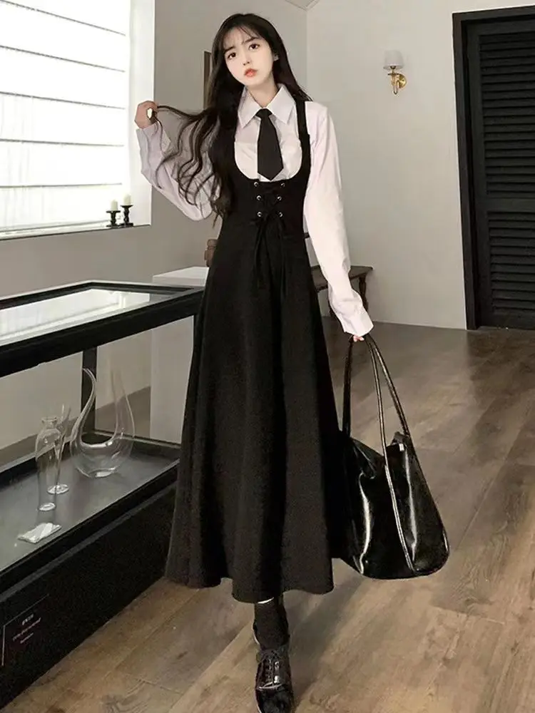 Chic Elegant Dress Sets Women  – Sleeveless Undershirt recenzja i cena