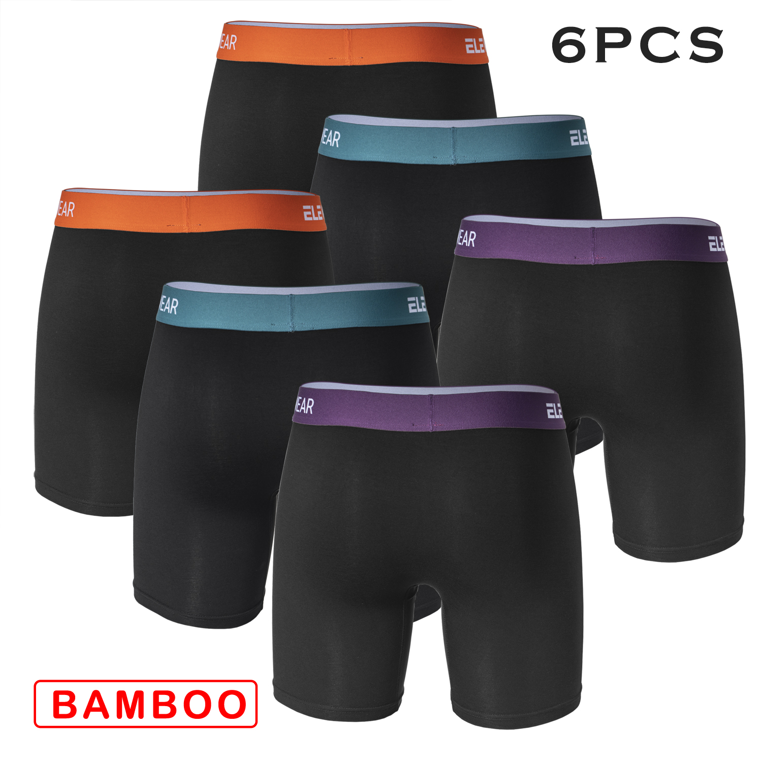 6 pcs Bamboo Men Underwear Wit – Boxer Shorts Modal recenzja i cena